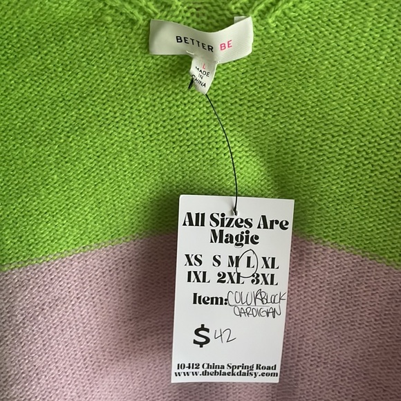 BetterBe Colorful Cardigan - Picture 2 of 3